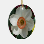 ピンクダフォディル春花 セラミックオーナメント (右)