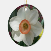 ピンクダフォディル春花 セラミックオーナメント (左)