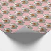 ピンクダフォディル春花 ラッピングペーパー (角)