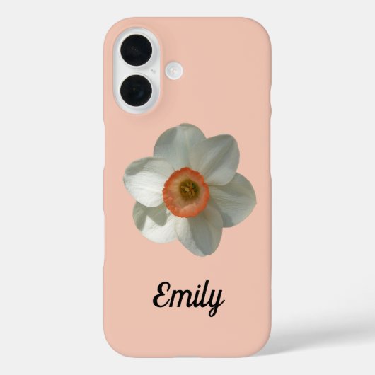 ピンクダフォディル春花 Case-Mate iPhoneケース (裏面)