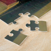 ピンクダブルデッカーバス ジグソーパズル (側面)