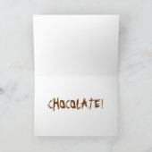 ピンクダマスクおもしろいアンチ – バレンタインデーのカード シーズンカード (内部)