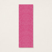 ピンクダマスクスキニーメッセージカード (裏面)