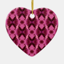 ピンクダマスクハート