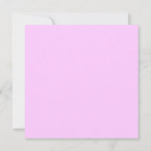 ピンクダマスクモノグラム結婚式招待状、追加文字 招待状 (裏面)