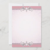 ピンクダマスク十字第1聖餐式 招待状 (裏面)