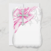 ピンクダマスク十字第1聖餐式 招待状 (裏面)