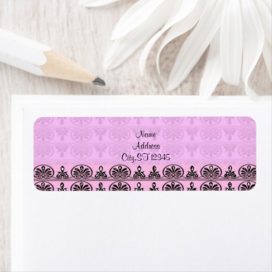 ピンクダマスク ラベル (インサイチュ)