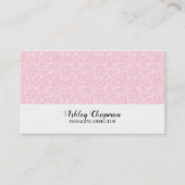 ピンクダマスク 名刺 (正面)