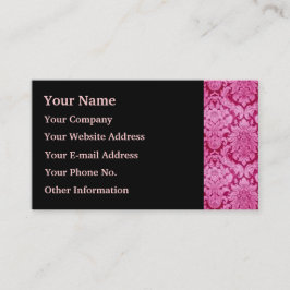 ピンクダマスク 名刺