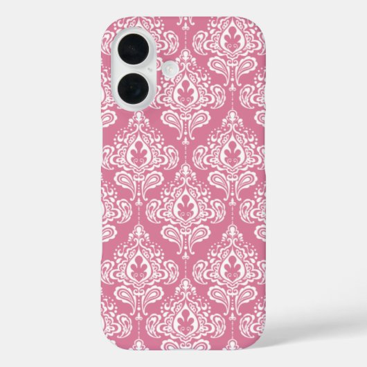 ピンクダマスク Case-Mate iPhoneケース (裏面)