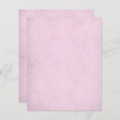 ピンクダマススクレープブック紙 (正面/裏面)