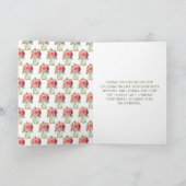 ピンクダリアスメイスンジャールバースデーパーティー サンキューカード (内部)