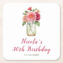 ピンクダリアスメイスンジャールバースデーパーティー