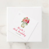 ピンクダリアスメイスンジャールバースデーパーティー フェイバータグ (インサイチュ)