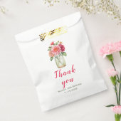 ピンクダリアスメイスンジャールバースデーパーティー フェイバーバッグ (封をした状態)