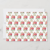 ピンクダリアスメイスンジャールバースデーパーティー 招待状 (裏面)