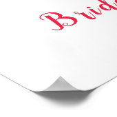 ピンクダリアスメイスンジャールブライダルシャワーへようこそ ポスター (角)