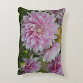 ピンクダリアフラワーズアットRHSガーデンウィズリー アクセントクッション (裏面(縦))