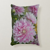 ピンクダリアフラワーズアットRHSガーデンウィズリー アクセントクッション (正面(垂直))