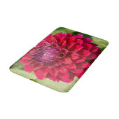 ピンクダリアフラワーフォトグラフィー，カナダ美しい バスマット (アングル)
