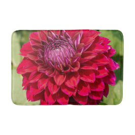 ピンクダリアフラワーフォトグラフィー,カナダ美しい バスマット