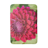 ピンクダリアフラワーフォトグラフィー，カナダ美しい バスマット (正面縦)