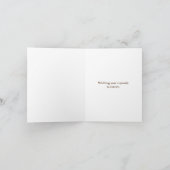 ピンクダリアフローラ写真パーソナルGet Well Soon カード (内部)