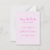 ピンクダリアフローラ写真保存日 ノートカード (裏面)