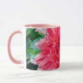 ピンクダリア写真撮影、カナダ美しい マグカップ (左)