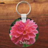 ピンクダリア キーホルダー (正面)