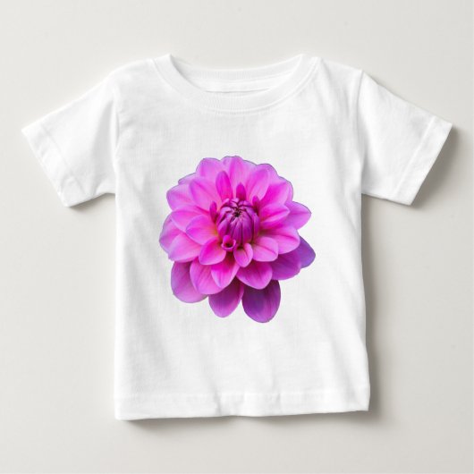 ピンクダリア(分離) ベビーTシャツ (正面)