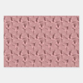 ピンクダンサーラッピング紙シート ラッピングペーパーシート (正面3)