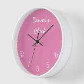 ピンクダンサー時計 – おもしろい踊りダンスユーモア 壁時計 (傾斜)