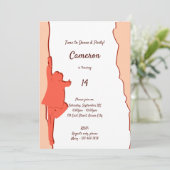 ピンクダンス14thバースデーパーティーへの招待 招待状 (スタンド正面)