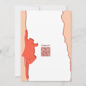 ピンクダンス 14歳誕生日パーティー招待状 招待状 (裏面)