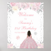 ピンクダークスキンガールバースデーパーティーへようこそ ポスター (正面)