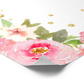 ピンクダークスキンガールバースデーパーティーへようこそ ポスター (角)