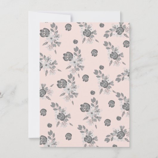 ピンクダービー競馬バースデーパーティーへの招待 招待状 (裏面)