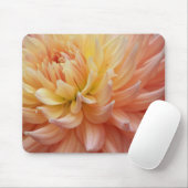 ピンクダ白熱［赤熱］光を放つリア開花フローラ マウスパッド (マウス)