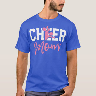 ピンクチアリーダー母シャツ応援母ギフトママモ Tシャツ
