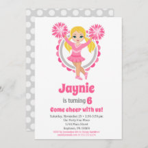 ピンクチアリーダー – ブロンドガールズ応援誕生日