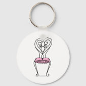 ピンクチェア キーホルダー (正面)