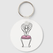 ピンクチェア キーホルダー (裏面)