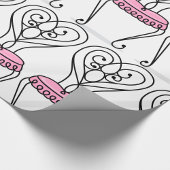 ピンクチェア ラッピングペーパー