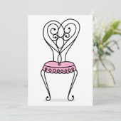 ピンクチェア 招待状 (スタンド正面)