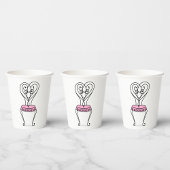 ピンクチェア 紙コップ
