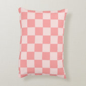 ピンクチェッカーボード アクセントクッション (裏面(縦))