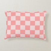 ピンクチェッカーボード アクセントクッション (裏面)