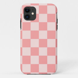 ピンクチェッカーボード iPhone 11 ケース